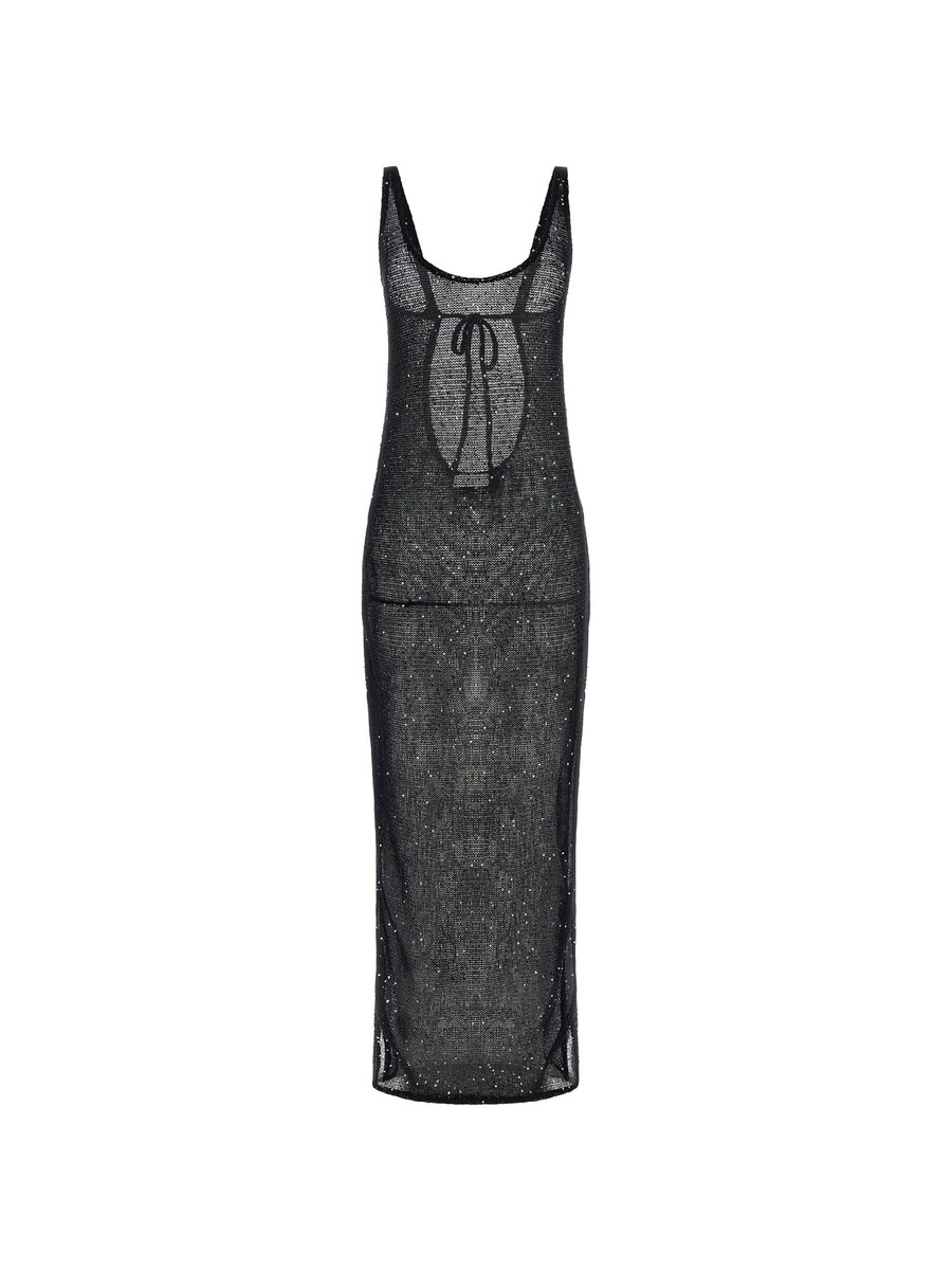 

Вязаное платье GUESS, черный