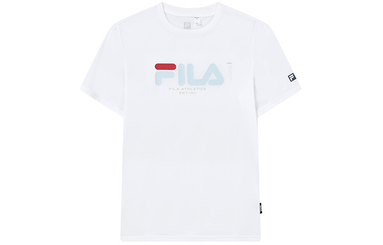 

Футболка мужская легкая белая Fila, цвет Jade White