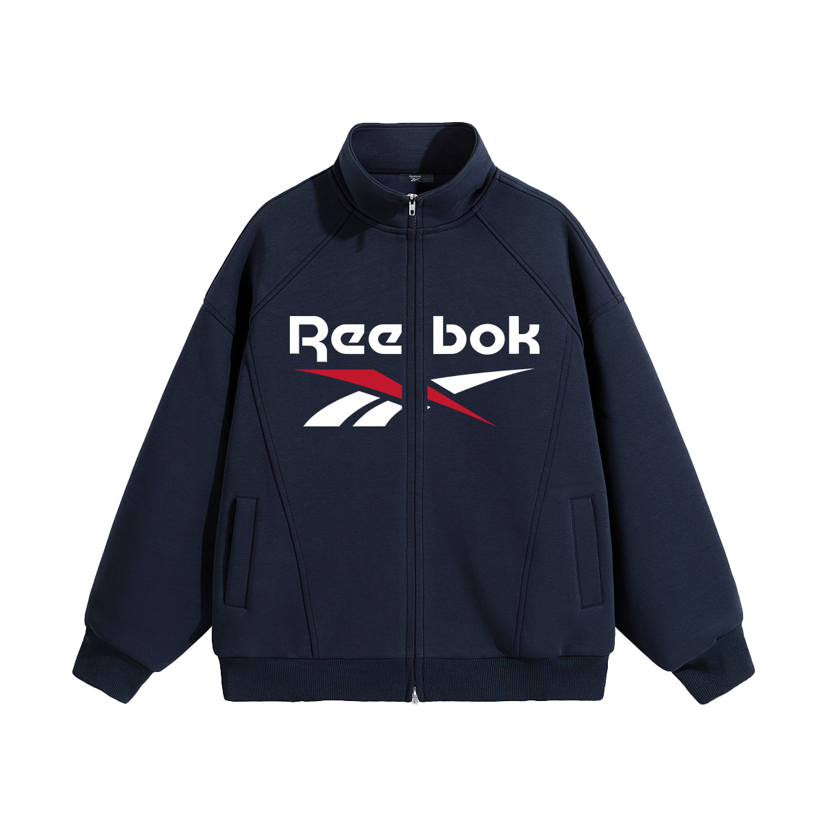 

Свитшот-куртка Unisex Reebok, темно-синий