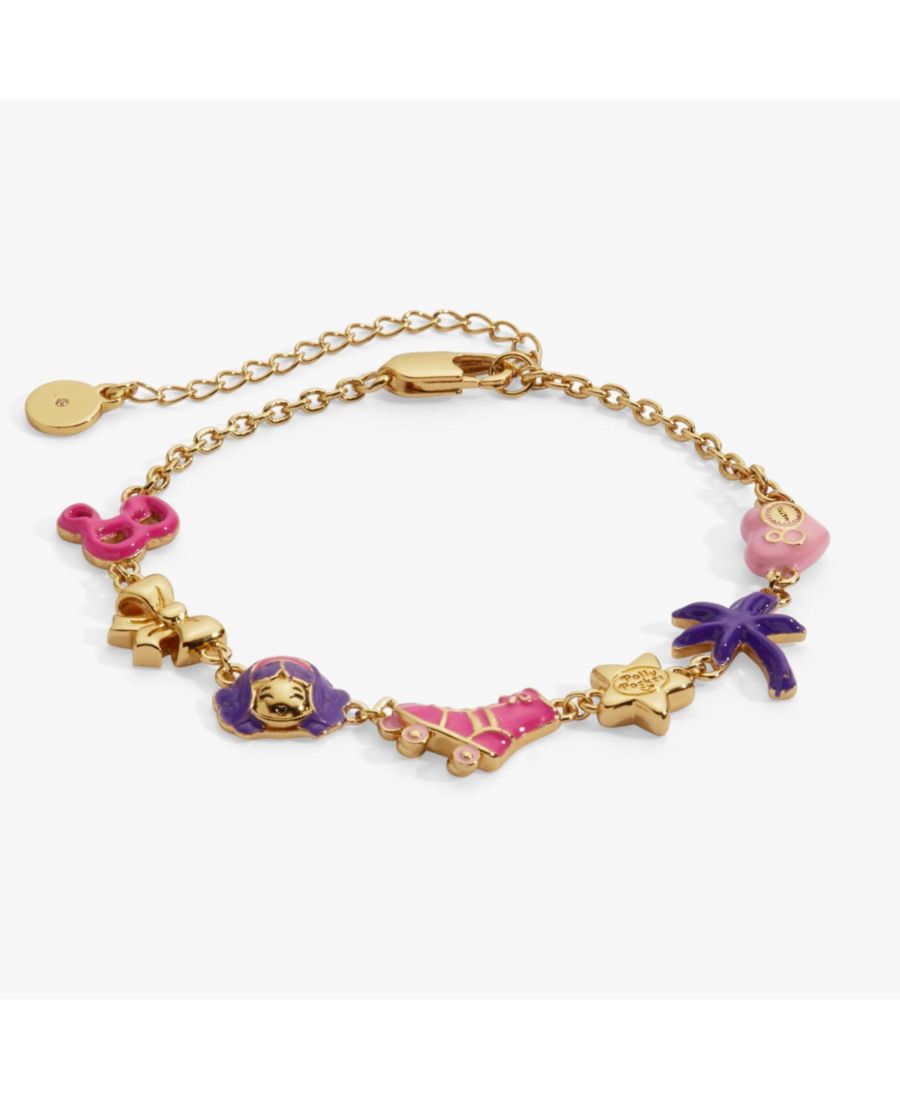 

Браслет Mattel, посвященный 80-летию Барби и Полли Покет Alex and Ani, Gold