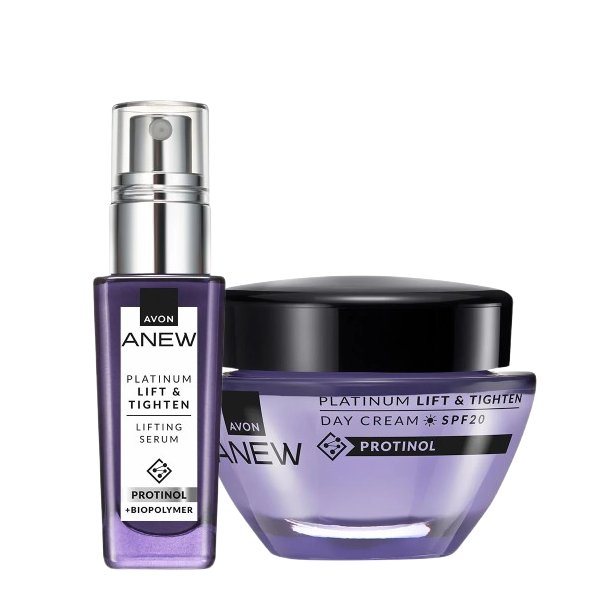 

Набор косметики Avon Anew Platinum Lifting [сыворотка + дневной крем]