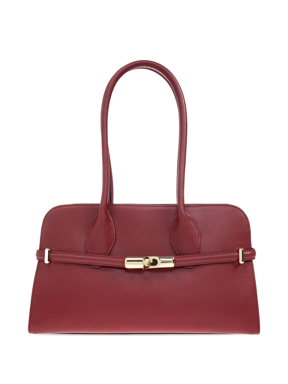 

Кожаная сумка с верхней ручкой Furla, красный