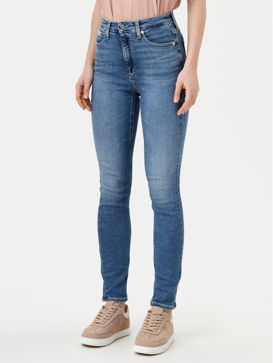 

Обтягивающие джинсы J20J224492 Calvin Klein Jeans, синий