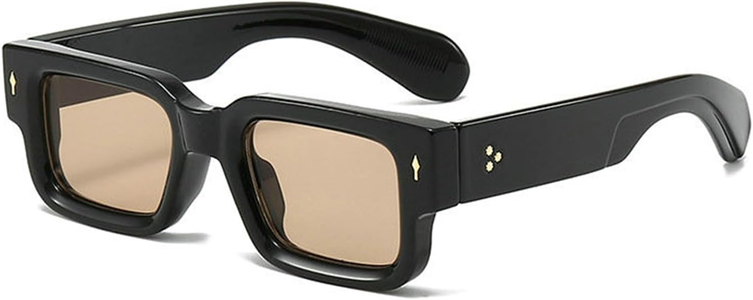 

Солнцезащитные очки Helena в толстой квадратной оправе для женщин и мужчин, массивные прямоугольные солнцезащитные очки черного цвета с защитой от УФ-излучения UV400, C5