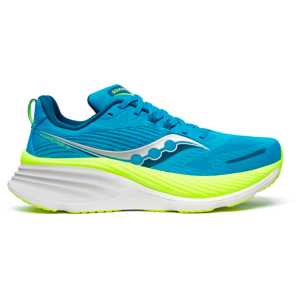 

Кроссовки Saucony Hurricane 24, цвет Viziblue/Citron