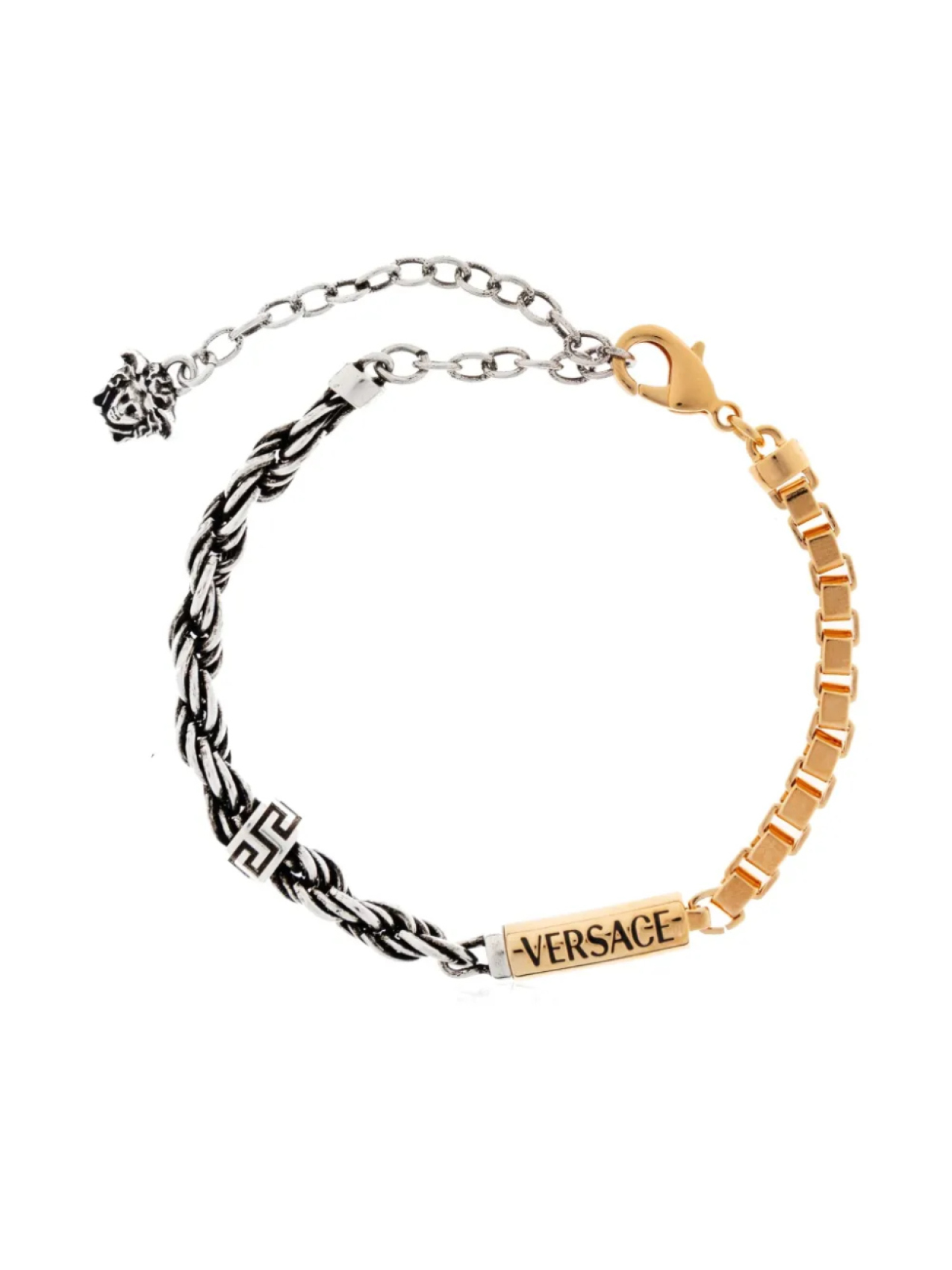 

Браслет с логотипом Versace, золотой