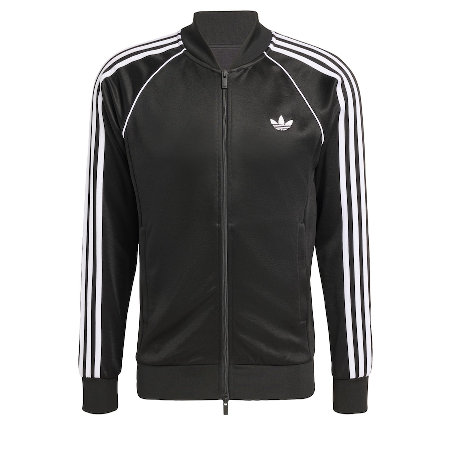 Толстовка с капюшоном на молнии ADIDAS ORIGINALS SST, черный — фото 2