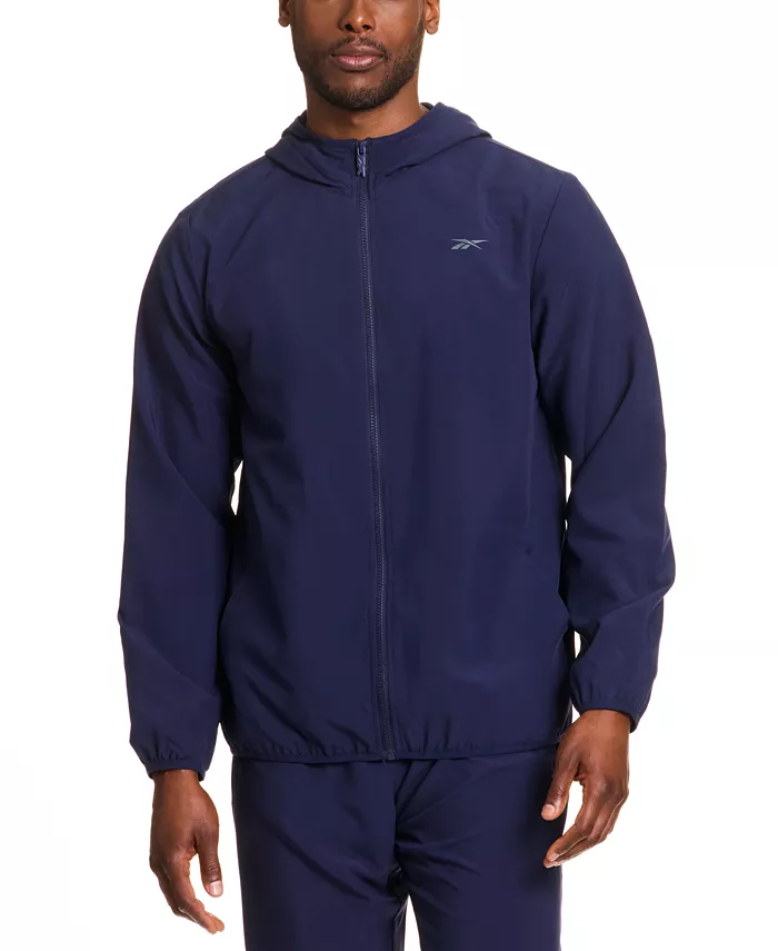 

Мужская куртка с логотипом из ткани Reebok, синий