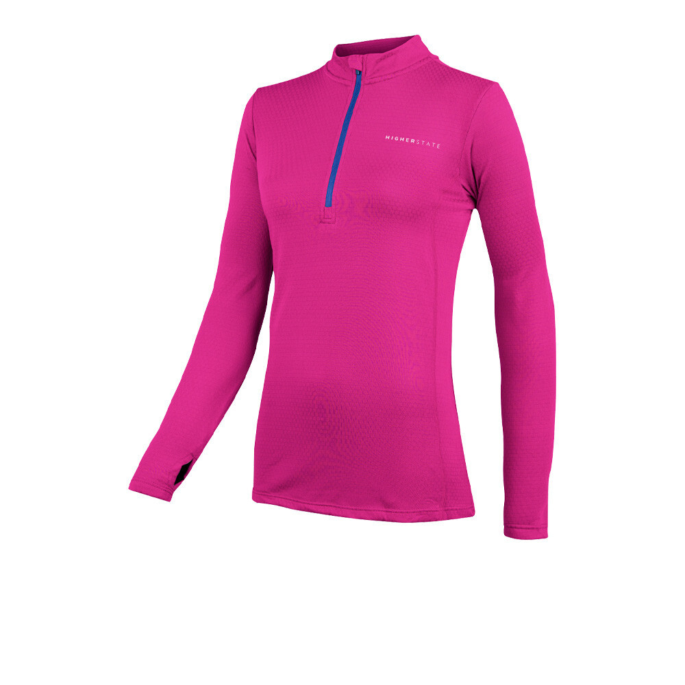 

Спортивный топ Higher State L/S 1/4 Zip Thermal Grid, розовый