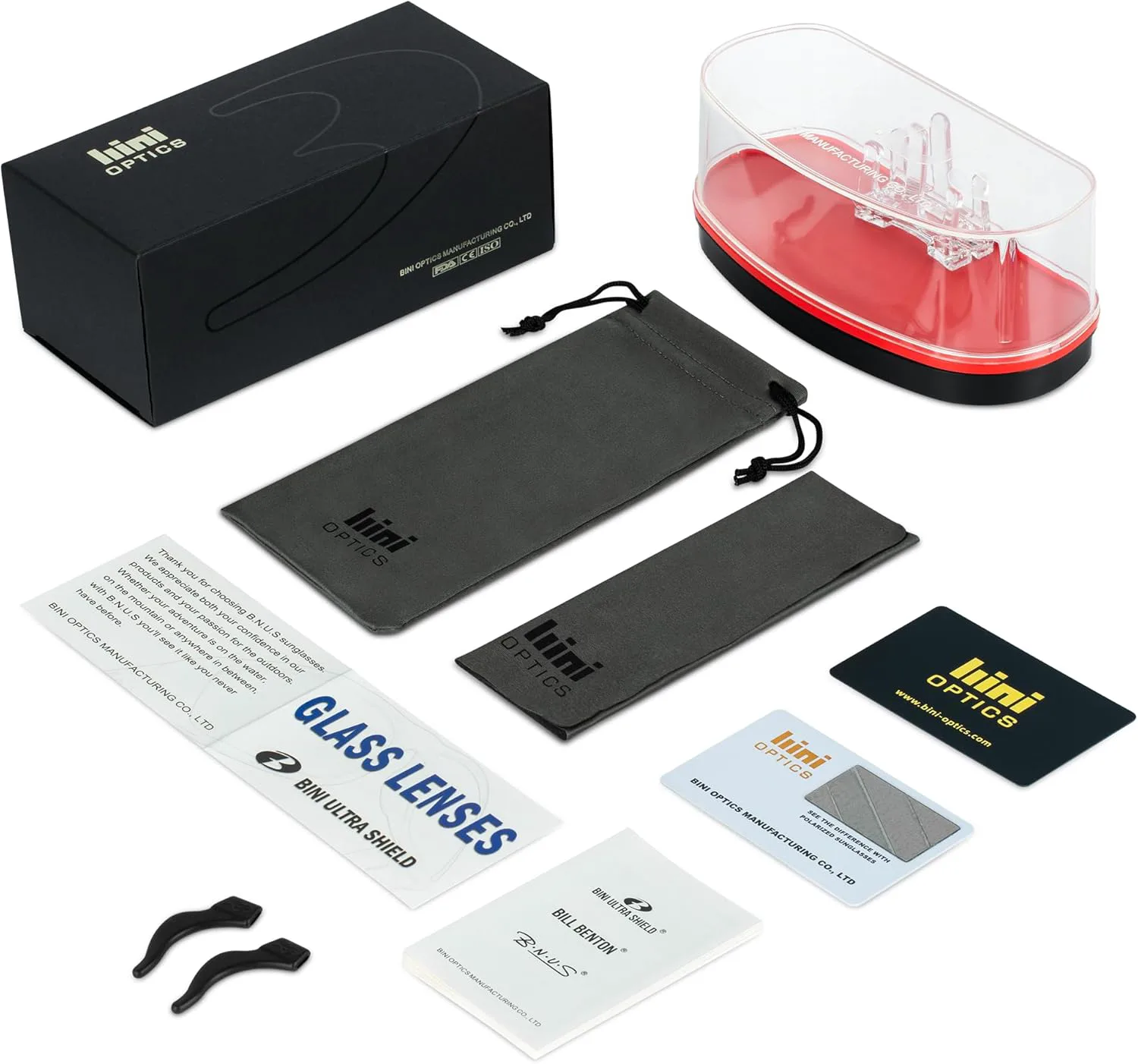 

Классические солнцезащитные очки Bnus итальянского производства с линзами Corning из настоящего стекла и возможностью поляризации B.N.U.S, Black / G-15 Lens