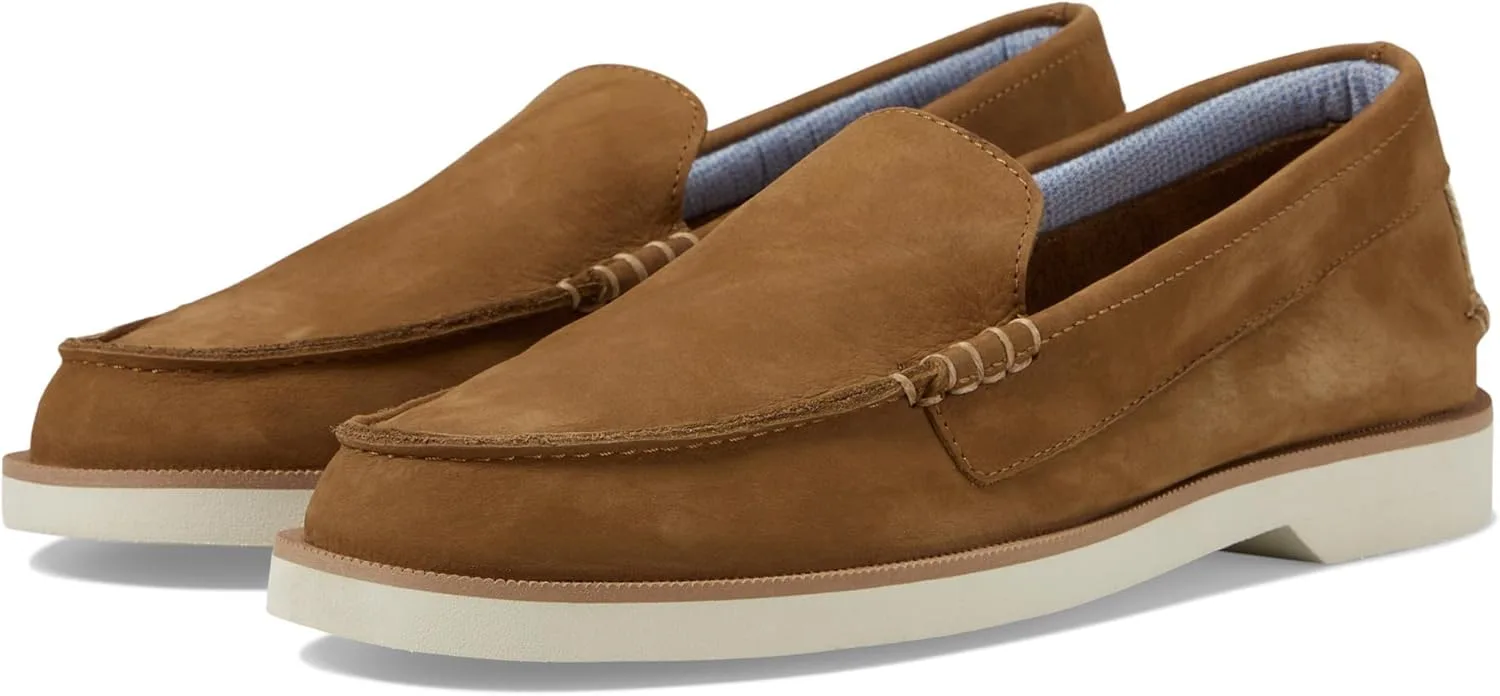 Мужские оригинальные венецианские лодочные туфли Sperry с двойной подошвой, светло-коричневый — фото 2