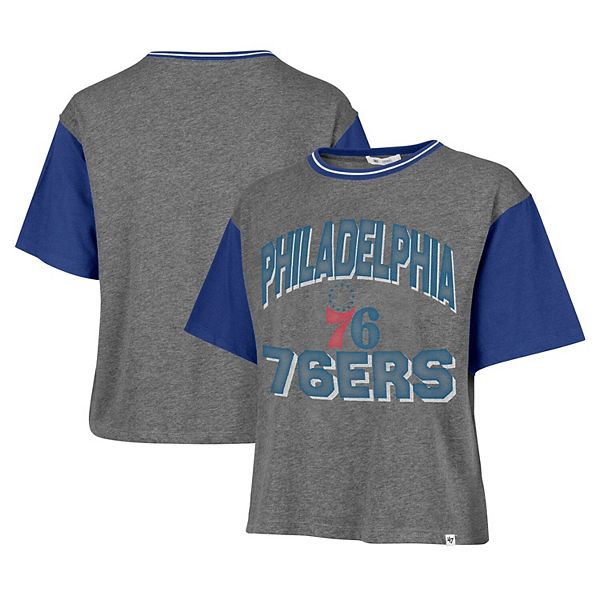 

Женская футболка '47 Philadelphia 76ers Rise Clubhouse Ziggy Color Block 47 Brand