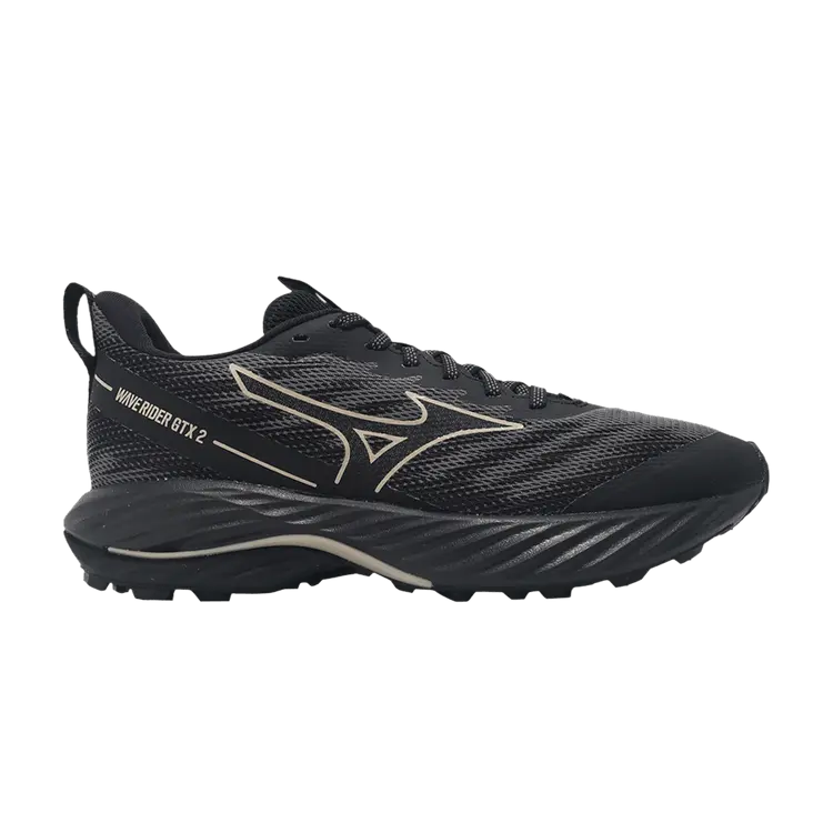 

Кроссовки Mizuno Wmns Wave Rider GORE-TEX 2 Super Wide Black Gold, черный