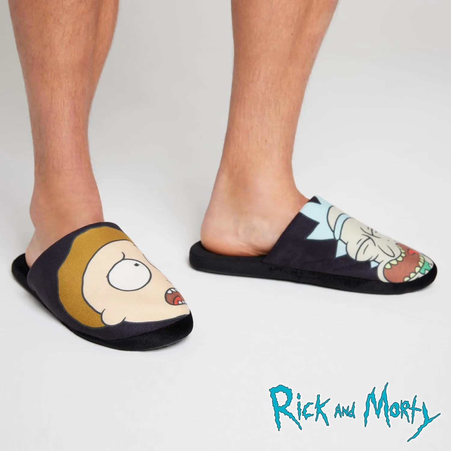 Мужские тапочки RICK AND MORTY - домашняя обувь для подростков и мужчин, шлепанцы размер 8-13, противоскользящие, для отдыха дома, подарок для него — фото 2