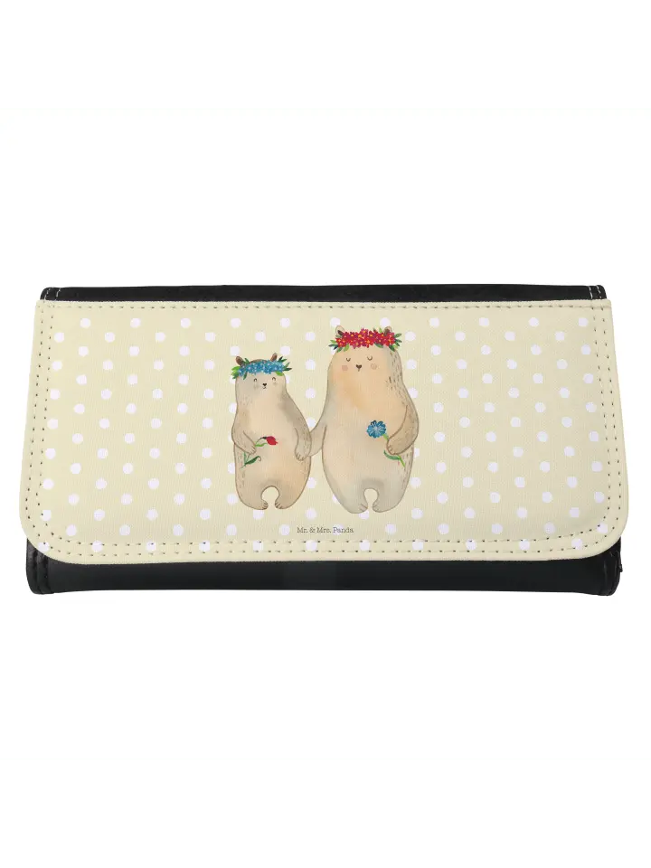 

Кошелек Mr. & Mrs. Panda, желтый пастельный