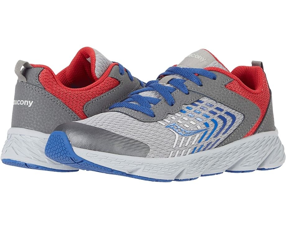 

Кроссовки Saucony S-Wind, цвет Grey/Blue/Red