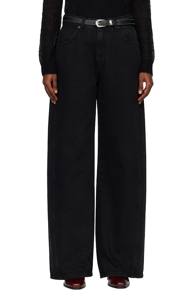 

Рабочие брюки из хлопка с широкими штанинами Tonywack, черный