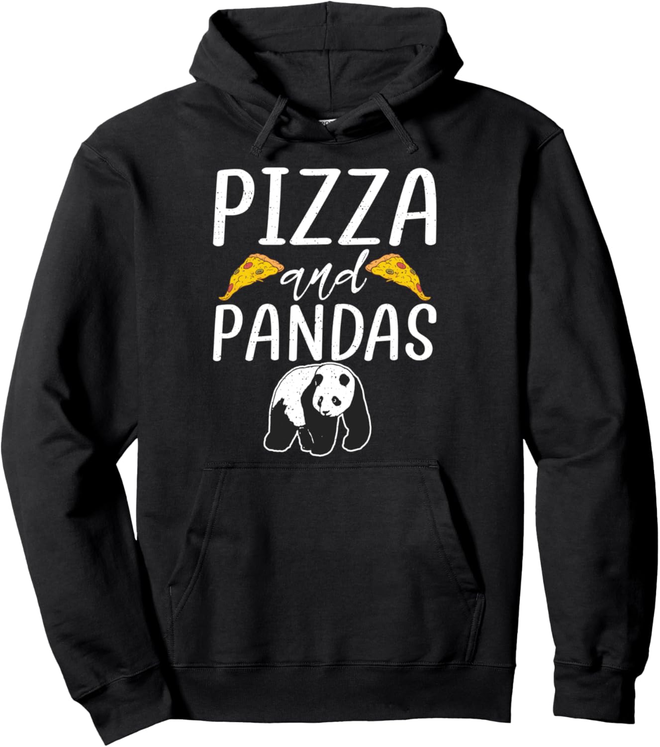 

Толстовка для любителей пиццы и панд Panda Gifts And Acessories, черный
