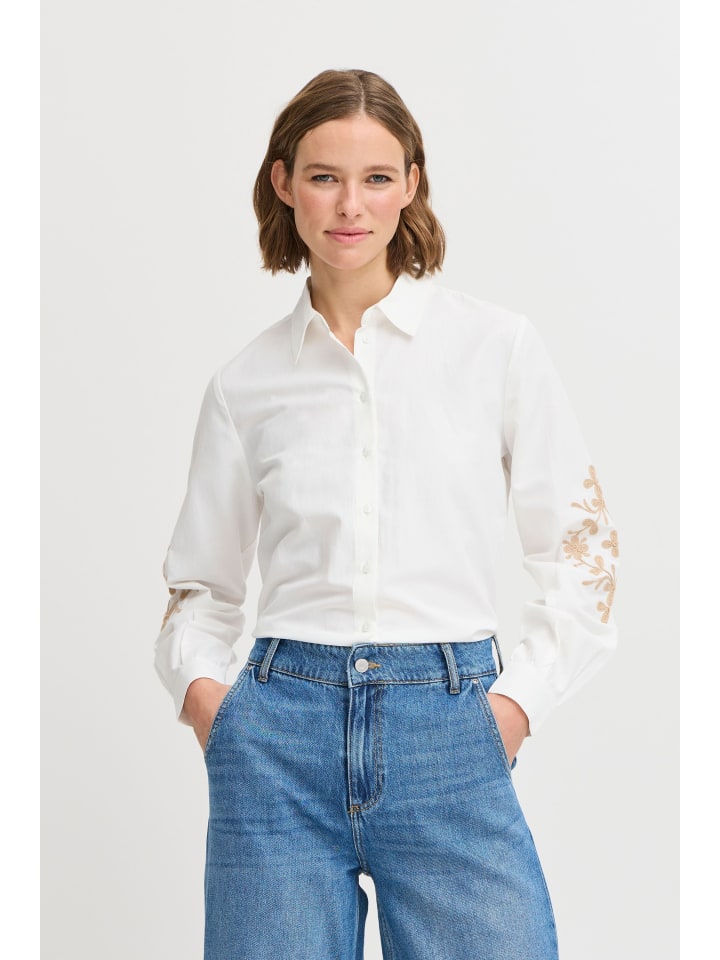 

Рубашка с длинными рукавами BYHETILA, стандартный крой, цвет зефир b. young