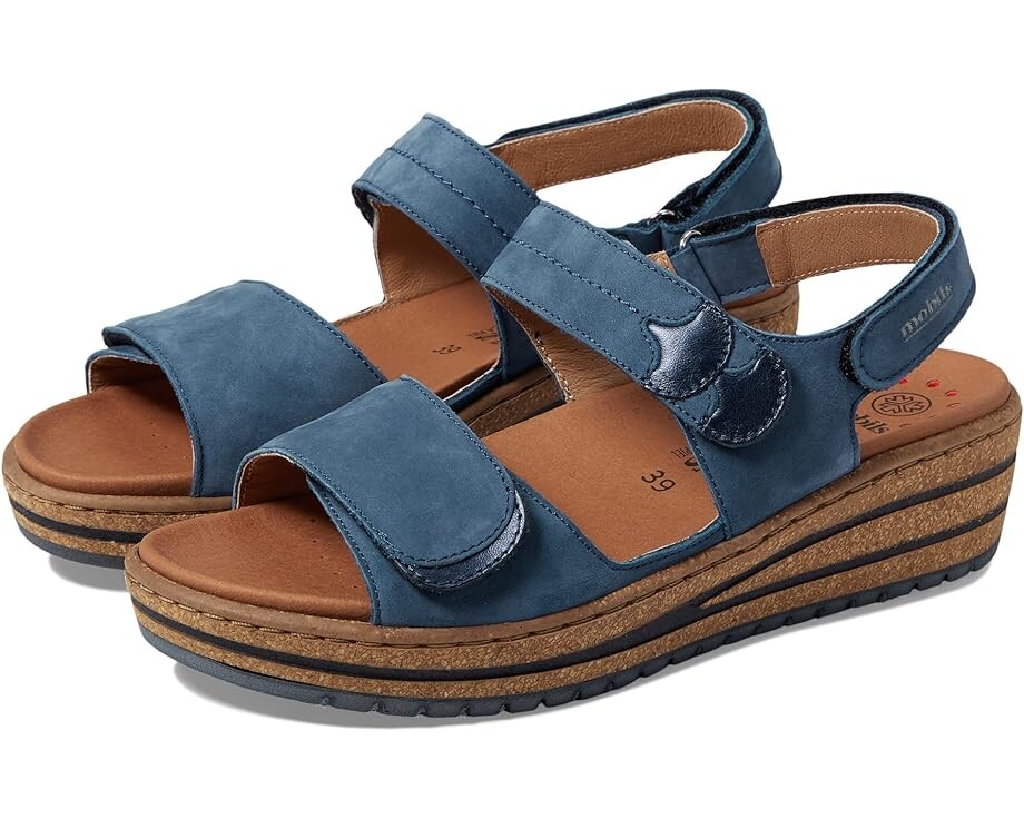 Туфли Mephisto Riley, цвет Denim Nubuck