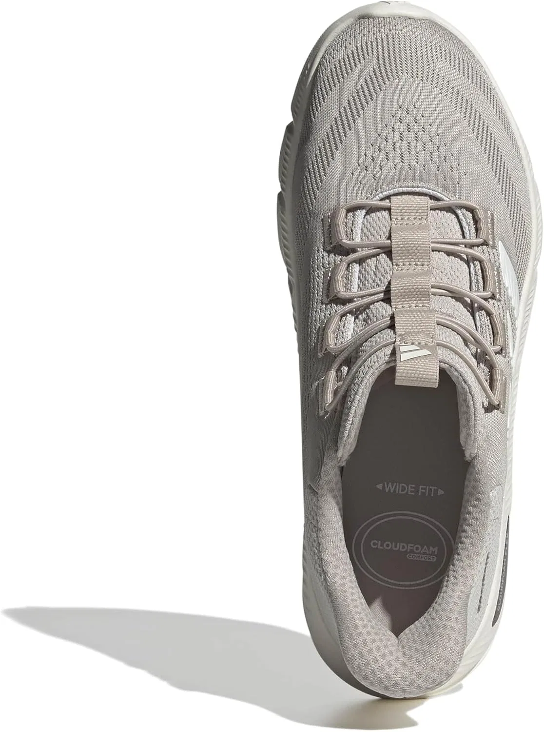 Мужские кроссовки Adidas Cloudfoam Flex на шнуровке, бежевые, размер 11.5 — фото 3