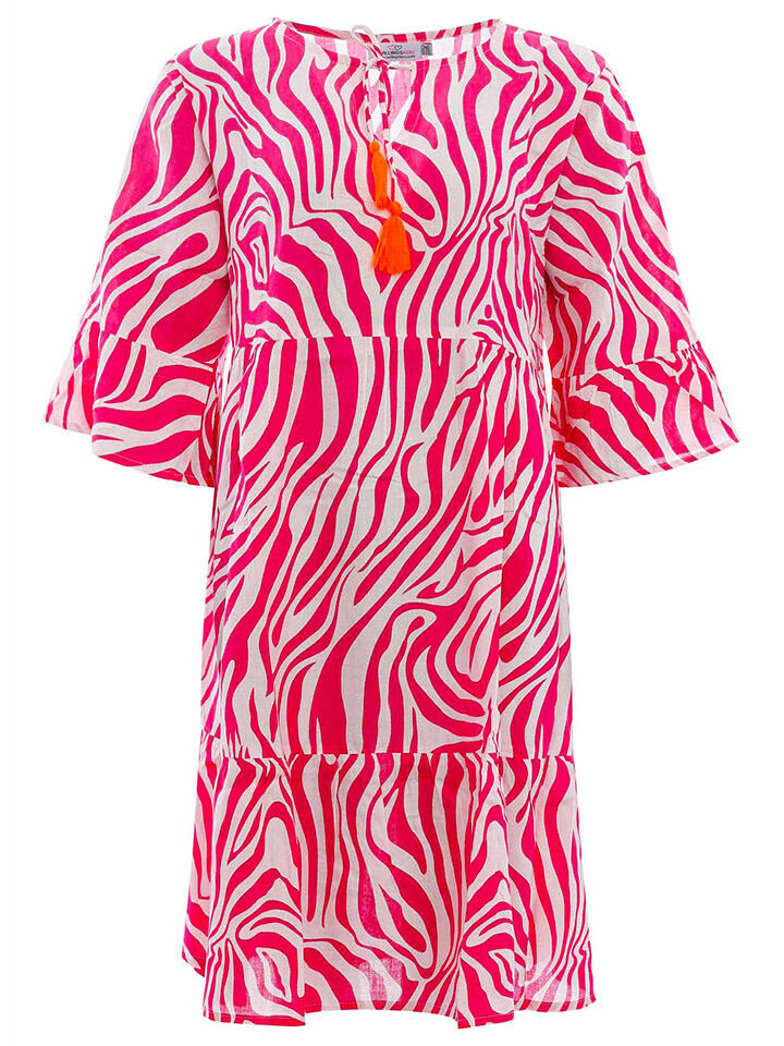 

Длинное платье Zwillingsherz Zebra Dreams, цвет pink/weiß