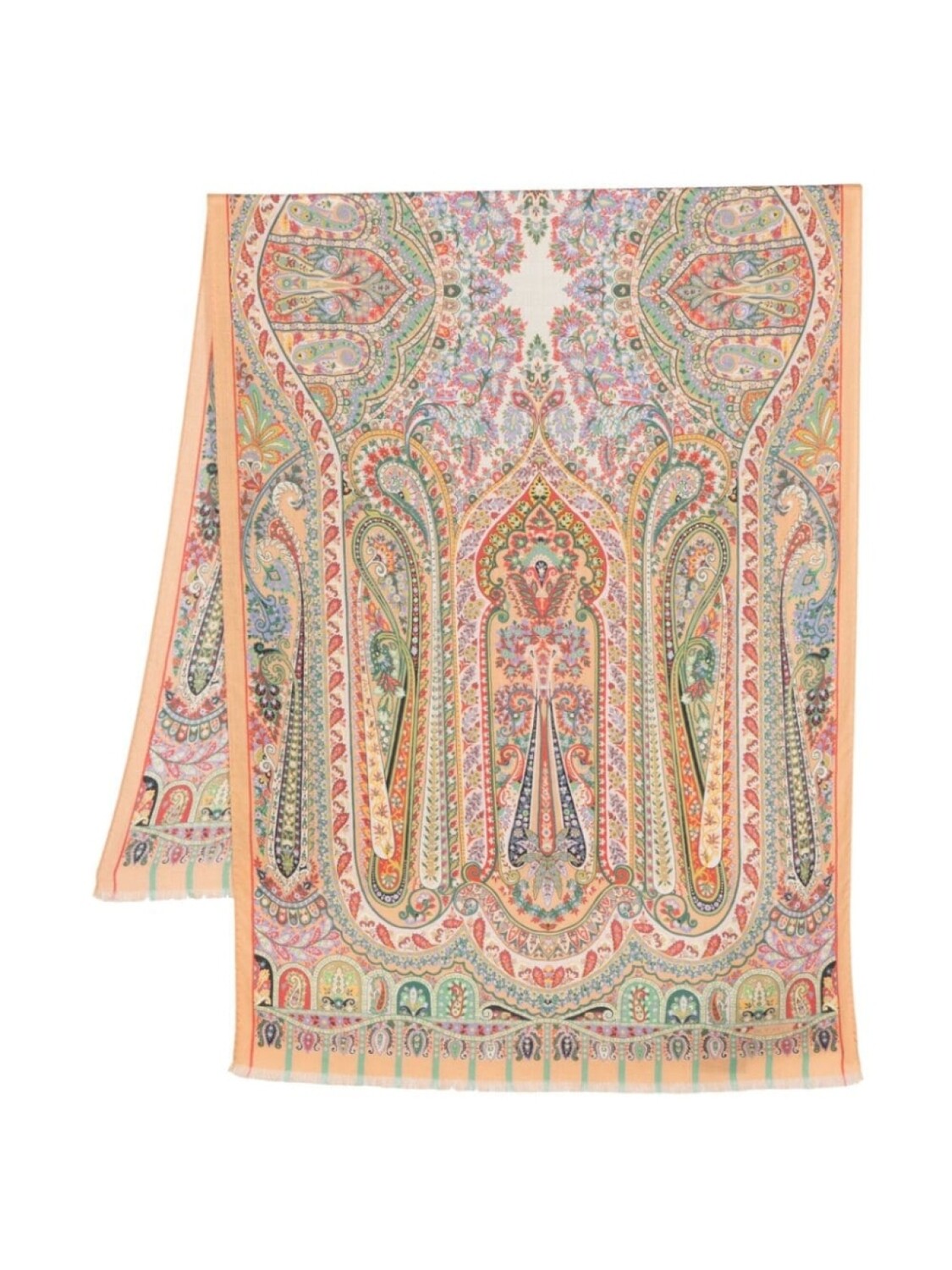 

ETRO шарф Delhi из смесового кашемира, оранжевый