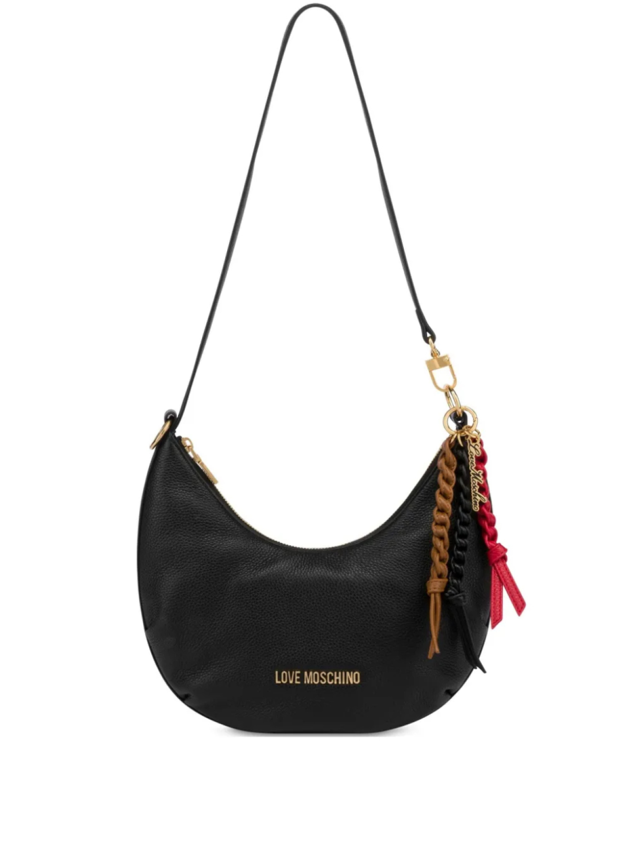 

Сумка на плечо с логотипом Love Moschino, черный