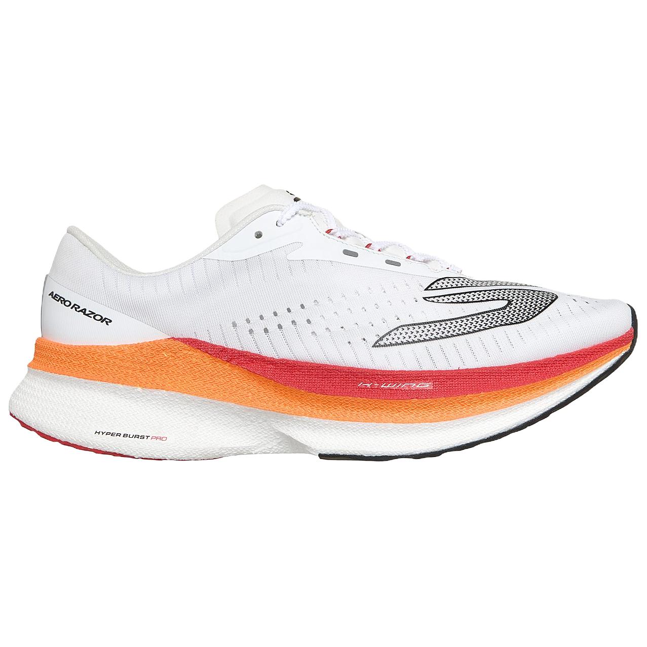 Skechers Кроссовки для бега AERO RAZOR мужские белые оранжевые красные — фото 3