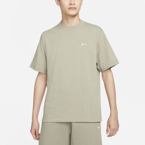 Футболка lab solo swoosh basic sports с коротким рукавом Nike, серый — фото 3