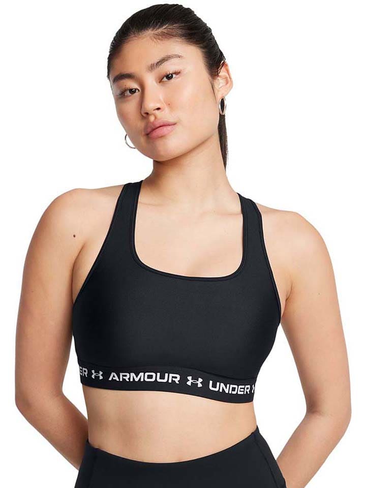 

Under Armour Спортивный бюстгальтер "Crossback" черного цвета - размер Medium