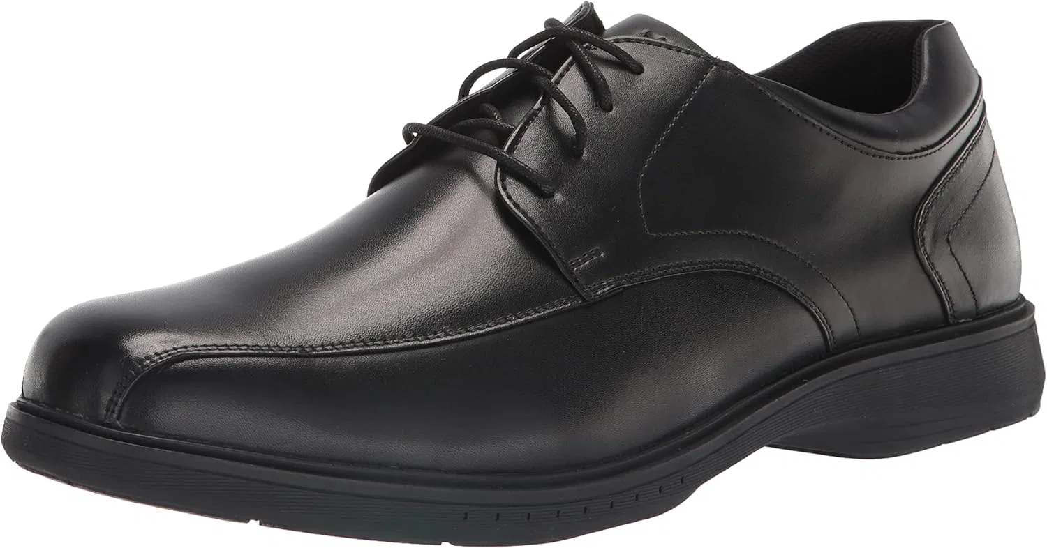 Мужские оксфорды Nunn Bush Pro Bicycle Toe с противоскользящей технологией Kore Slip Resistant Comfort Technology, Black