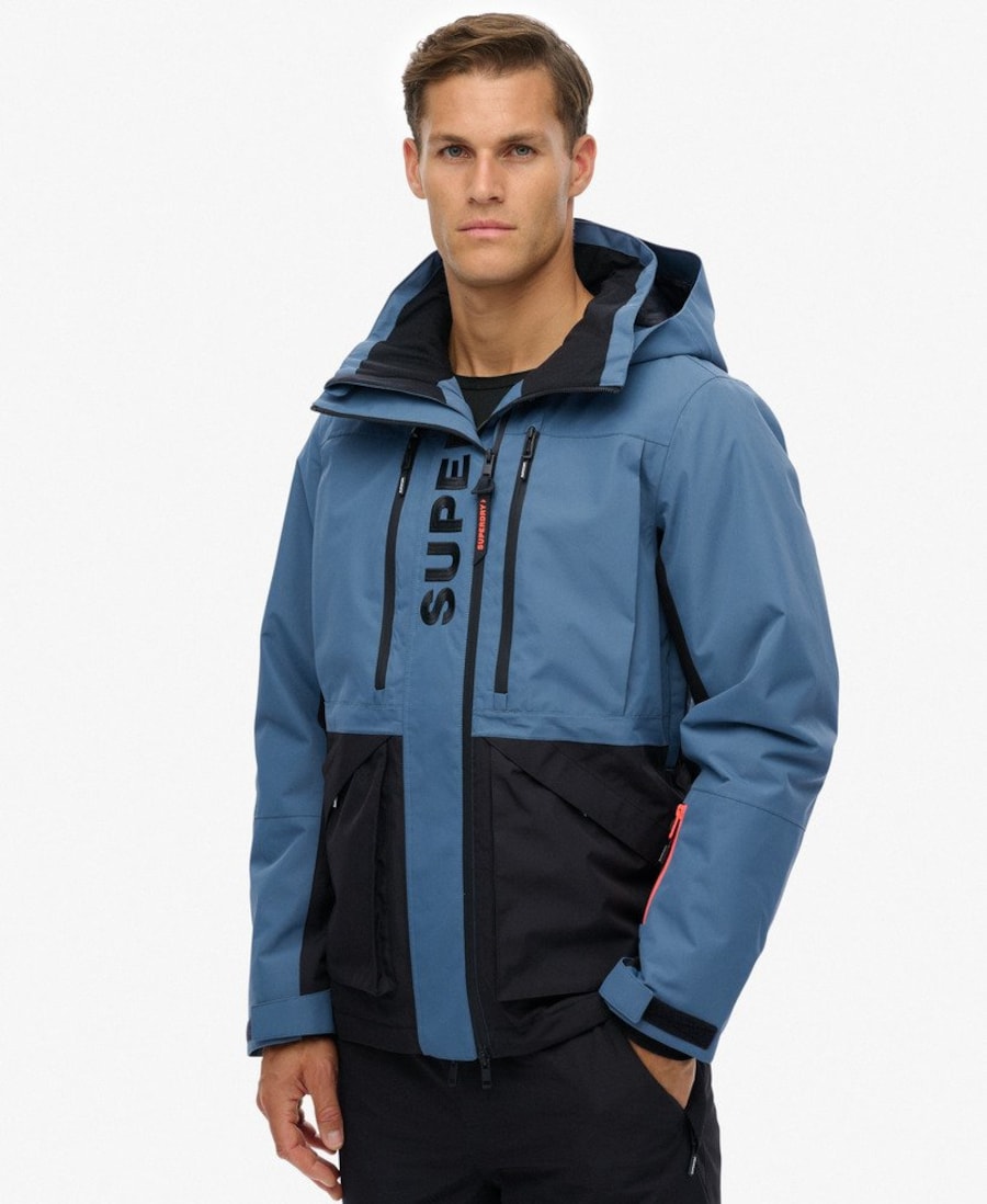 Спортивная куртка Superdry Ultimate Freestyle, синий/черный — фото 2