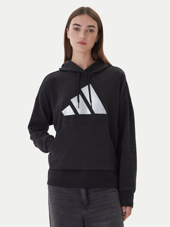 

Свитшот regular fit Holiday Metallic Graphic JV8526 Adidas, черный