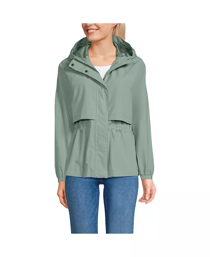 

Женский дождевик Squall Packable Lands' End, синий