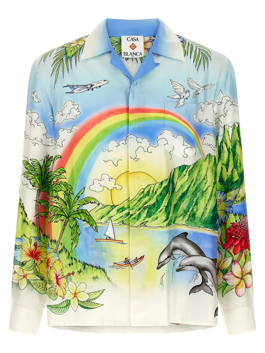 Рубашка «Aloha» CASABLANCA, мультицвет