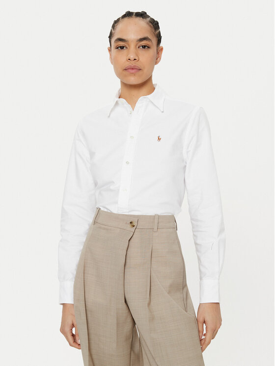 

Свободная рубашка 211970736001 Polo Ralph Lauren, белый