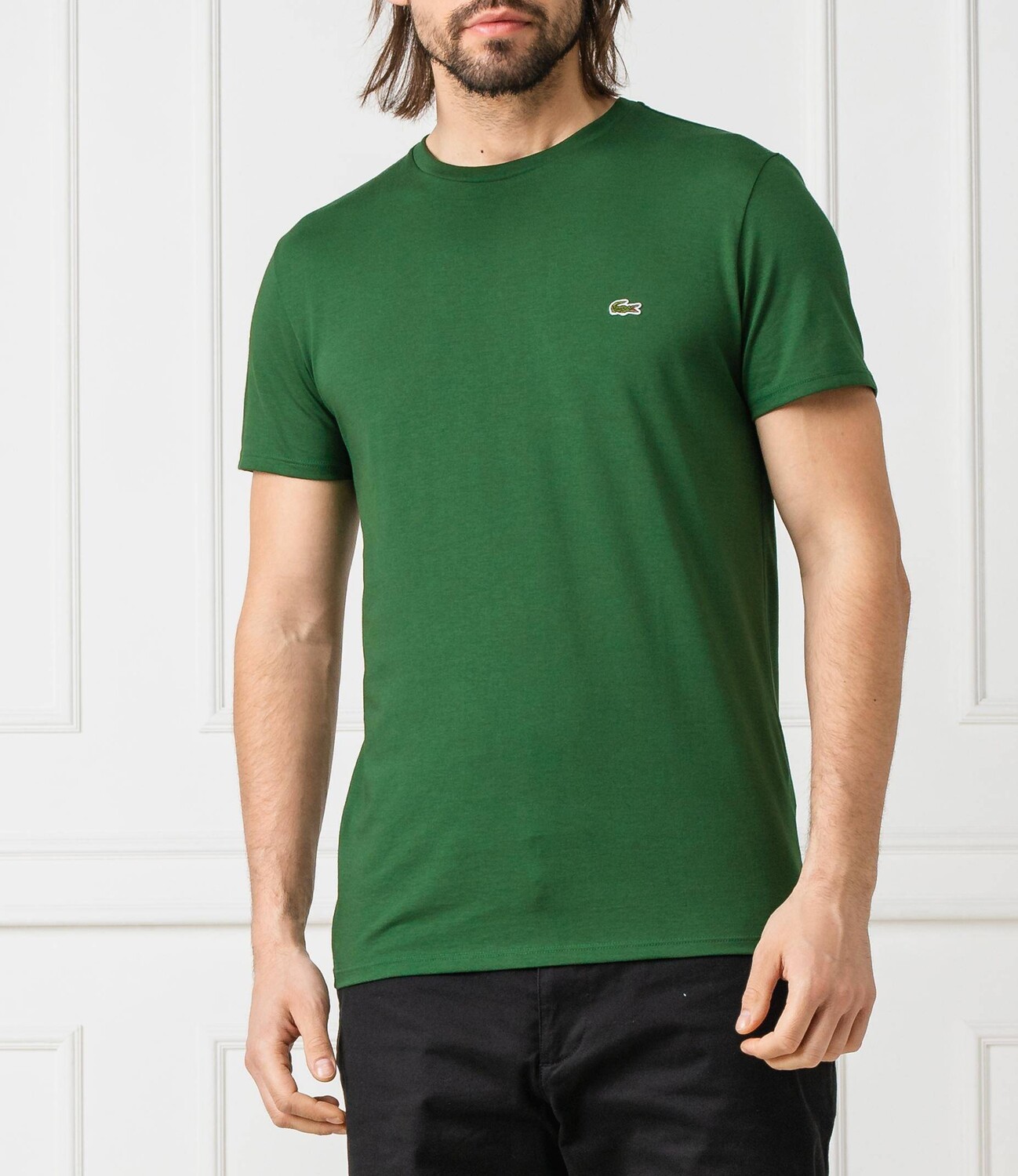 

Футболка Lacoste regular fit, зеленый