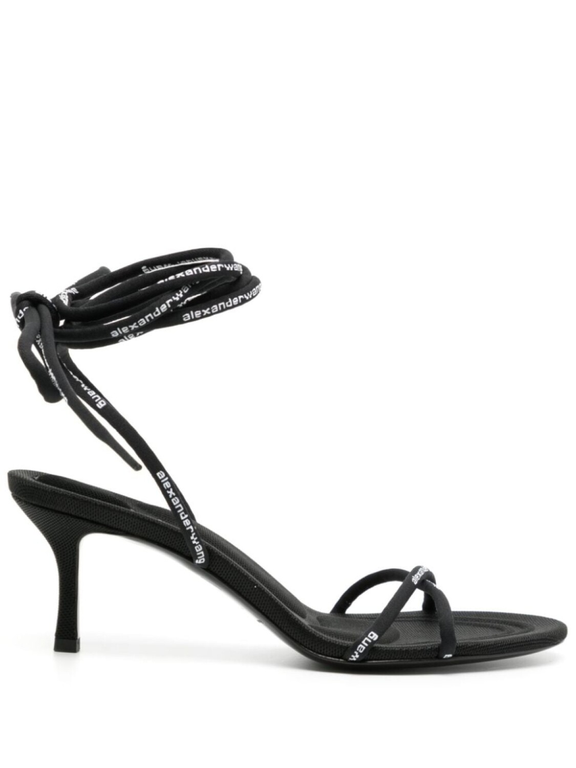 

Alexander Wang босоножки Helix 65 со шнуровкой, черный
