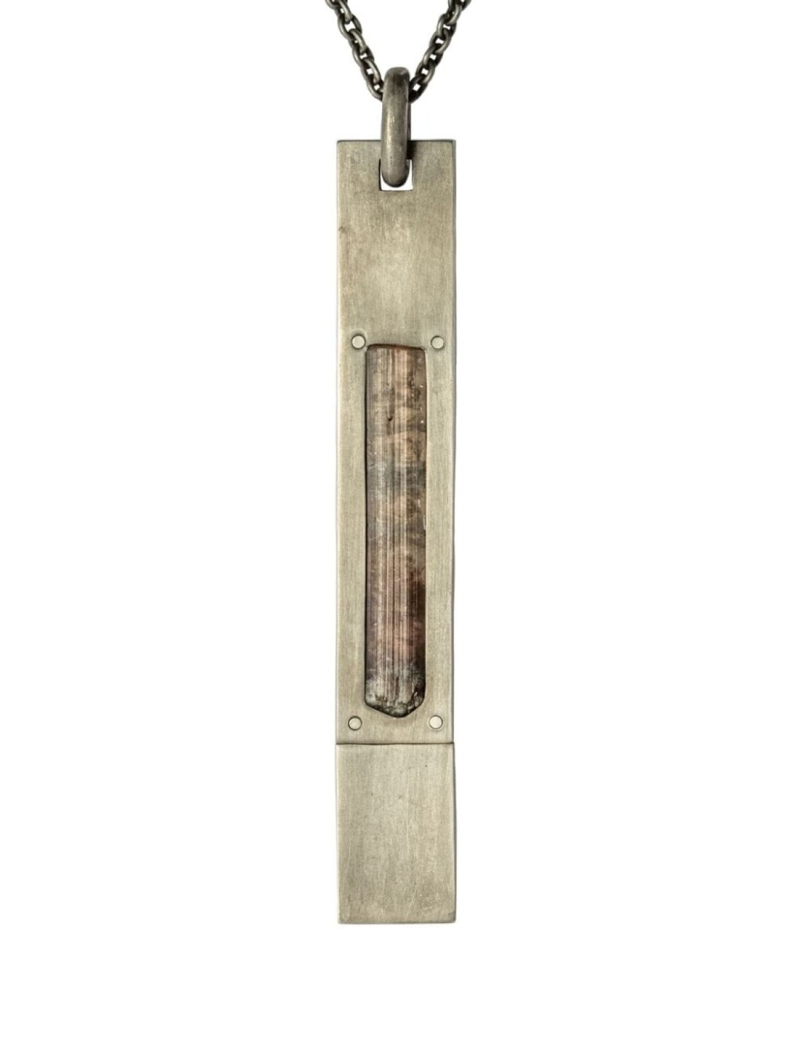 

Колье с подвеской Amulet Parts of Four, серый