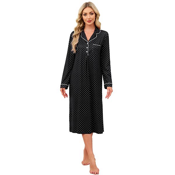 

Женская пижама с длинным рукавом Elitechoice, Black