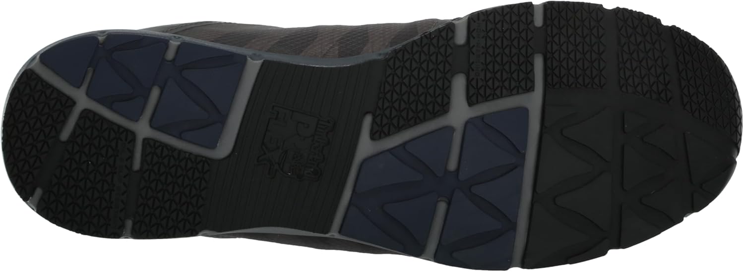 Timberland PRO мужские защитные туфли Powertrain Alloy Toe, Grey/Navy-2024 New — фото 4