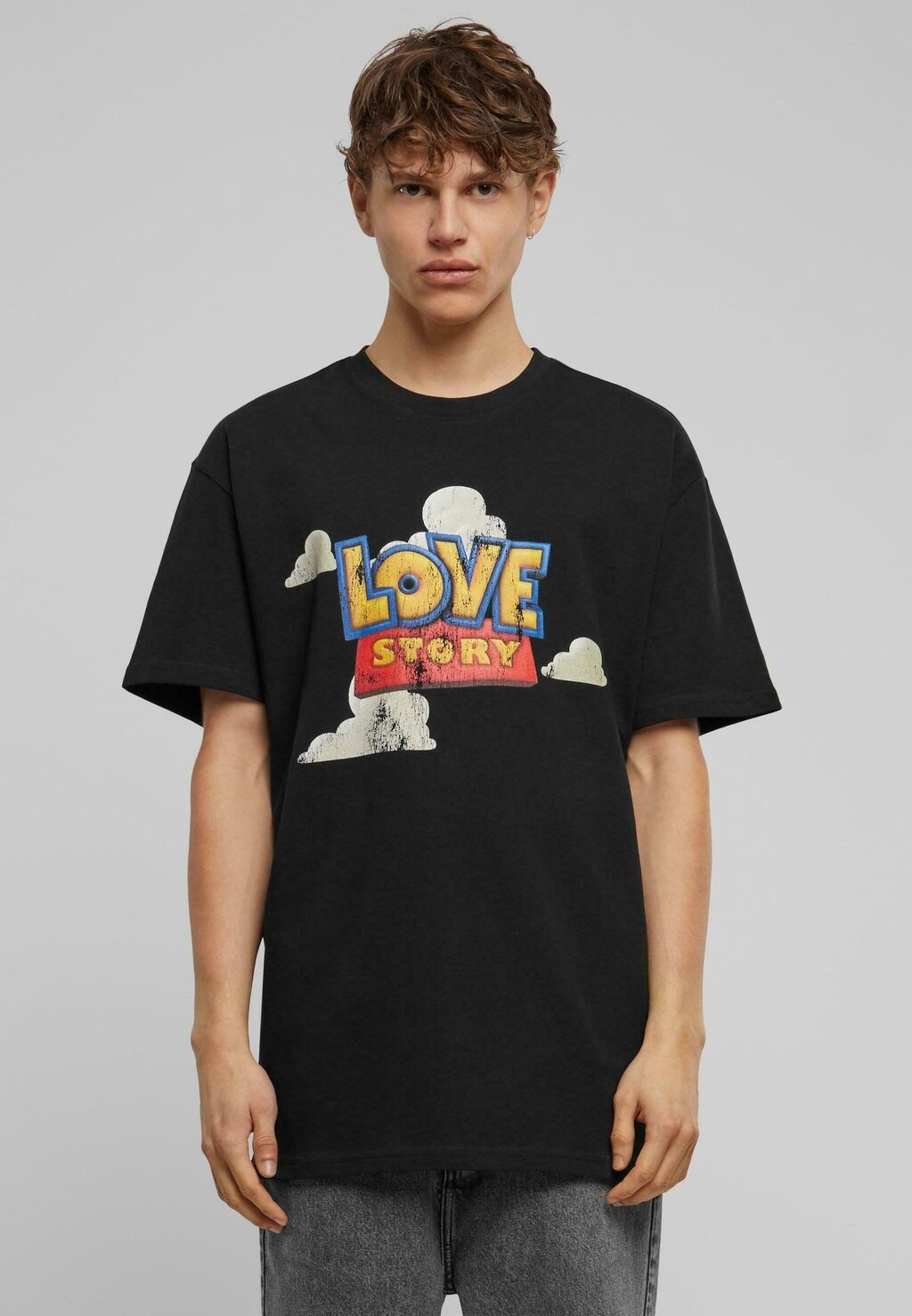 

Футболка с принтом Love Story Heavy Upscale by Mister Tee, черный