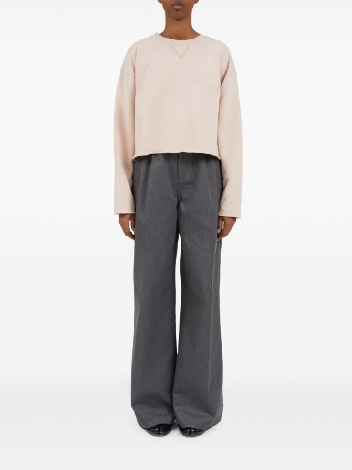 

Maison Margiela толстовка с логотипом, розовый