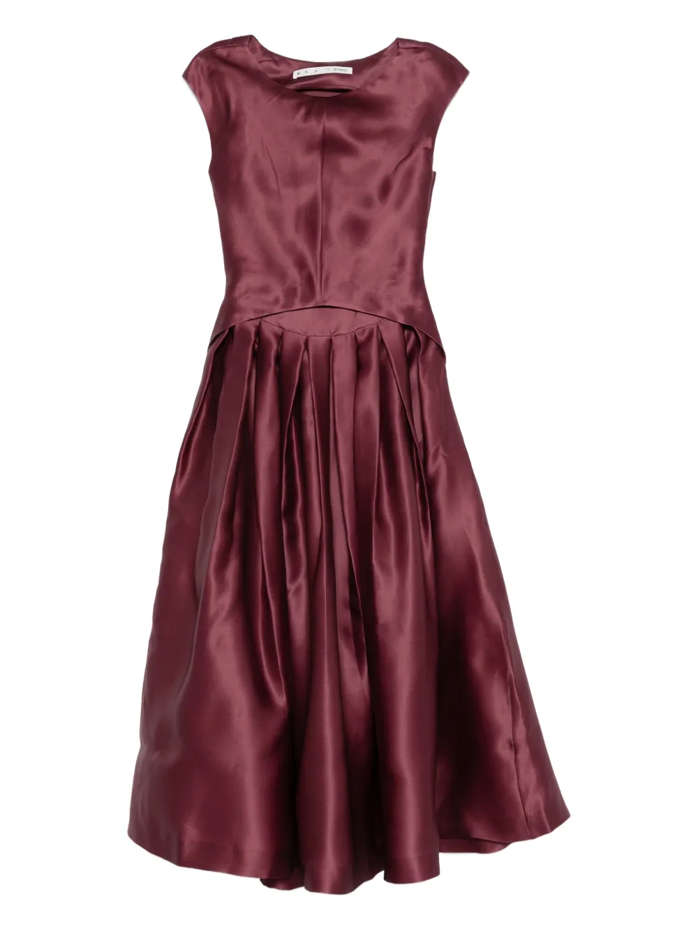 

Платье Dilia Atelier в складку Mark Kenly Domino Tan, фиолетовый