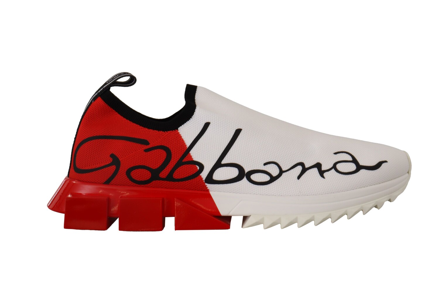 

Элегантные белые кроссовки Sorrento с красными акцентами Dolce & Gabbana