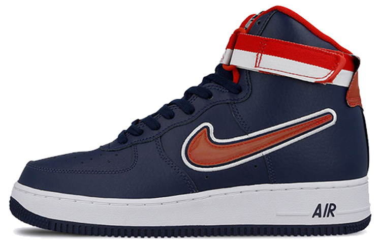 

Кроссовки Nike Air Force 1 High Sport Nba Midnight Navy University Red, Черный, Кроссовки Nike Air Force 1 High Sport Nba Midnight Navy University Red