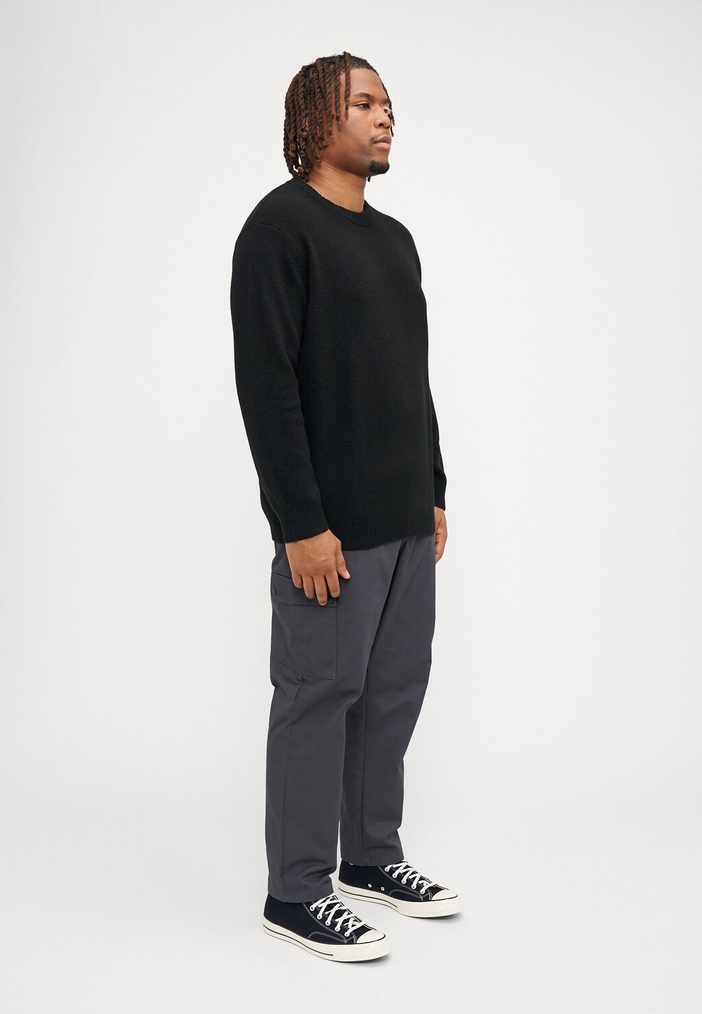 

Джемпер JOROLLIE CREW NECK Jack & Jones, черный