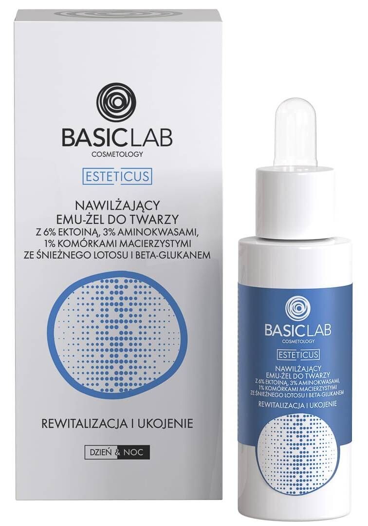Эмульсия Basiclab — Для лица Esteticus % Ektoiny i Komórki Macierzyste z Lotosu, 30 мл — фото 2