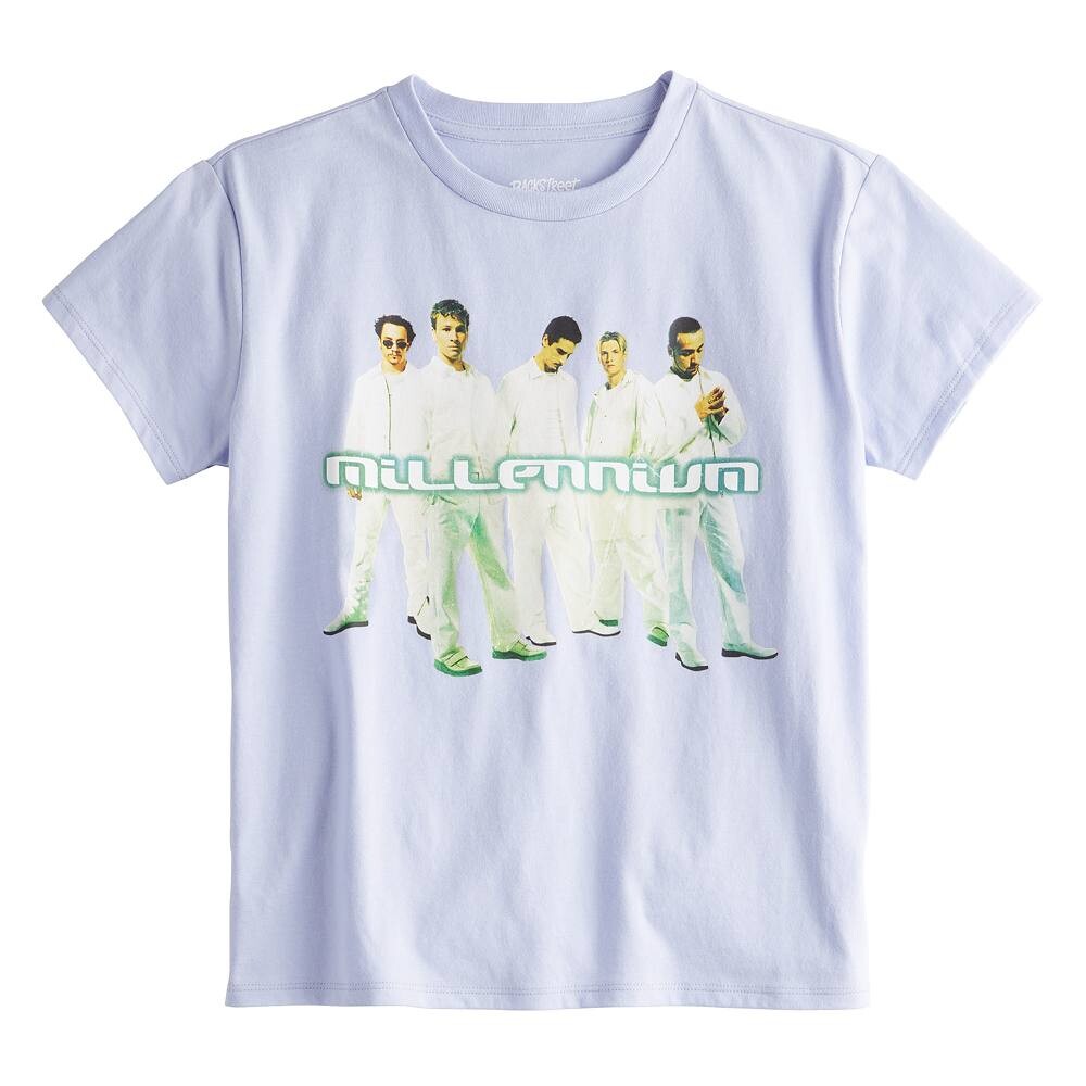 

Футболка Backstreet Boys Millennium с рисунком для девочек 7–16 лет Licensed Character, синий